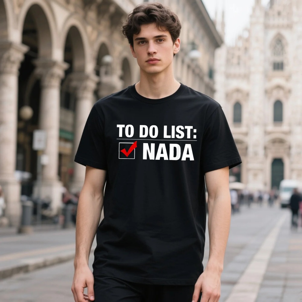 Summer Clothing List - LISTA DE TAREAS: Camiseta con eslogan
