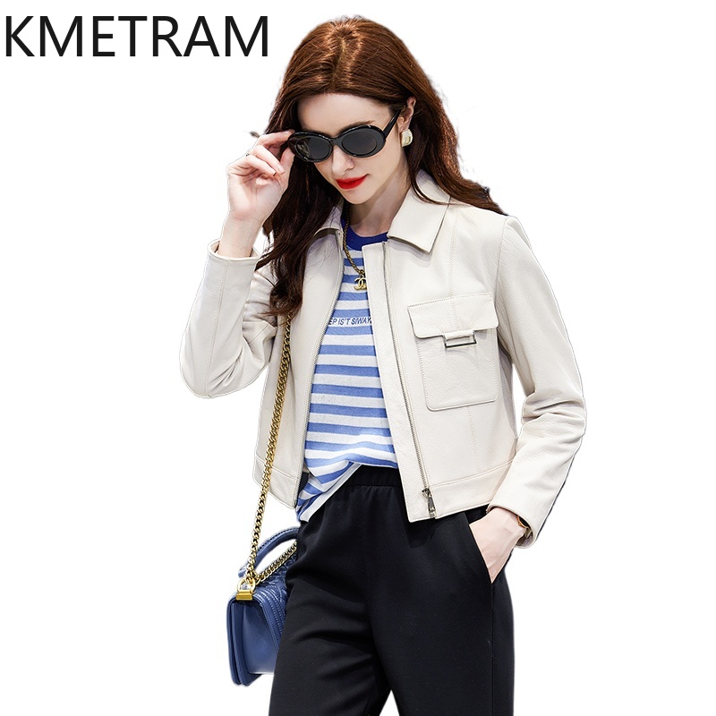 Quality Summer Clothing For Women - Chaqueta de cuero genuino para mujer,