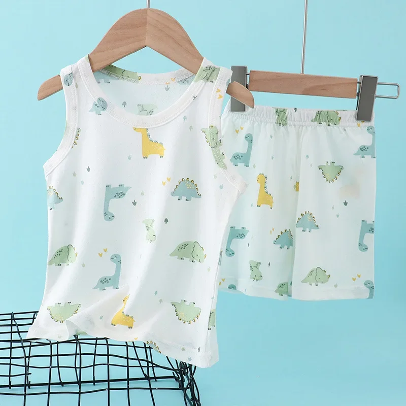 Summer Clothing Baby Boy - Conjunto de Chaleco de Bambú y