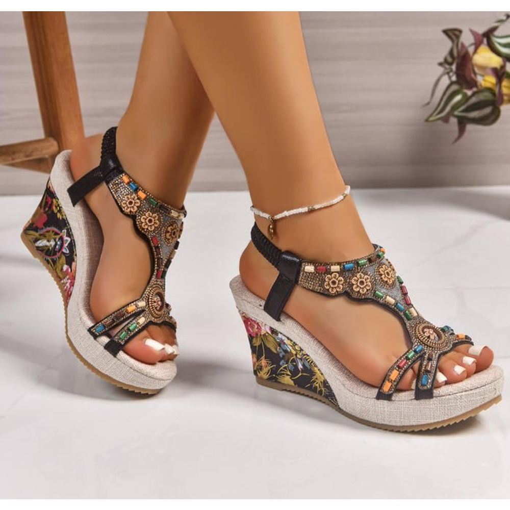 Summer Clothing Stores - Sandalias de Plataforma con Cuña de