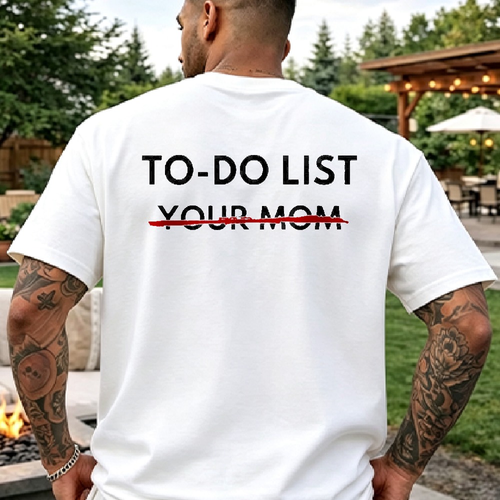 Summer Clothing List - Camisetas divertidas con lista de tareas