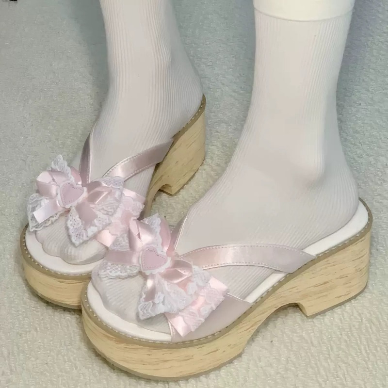 Summer Clothing Stores - Sandalias de Plataforma con Suela Gruesa