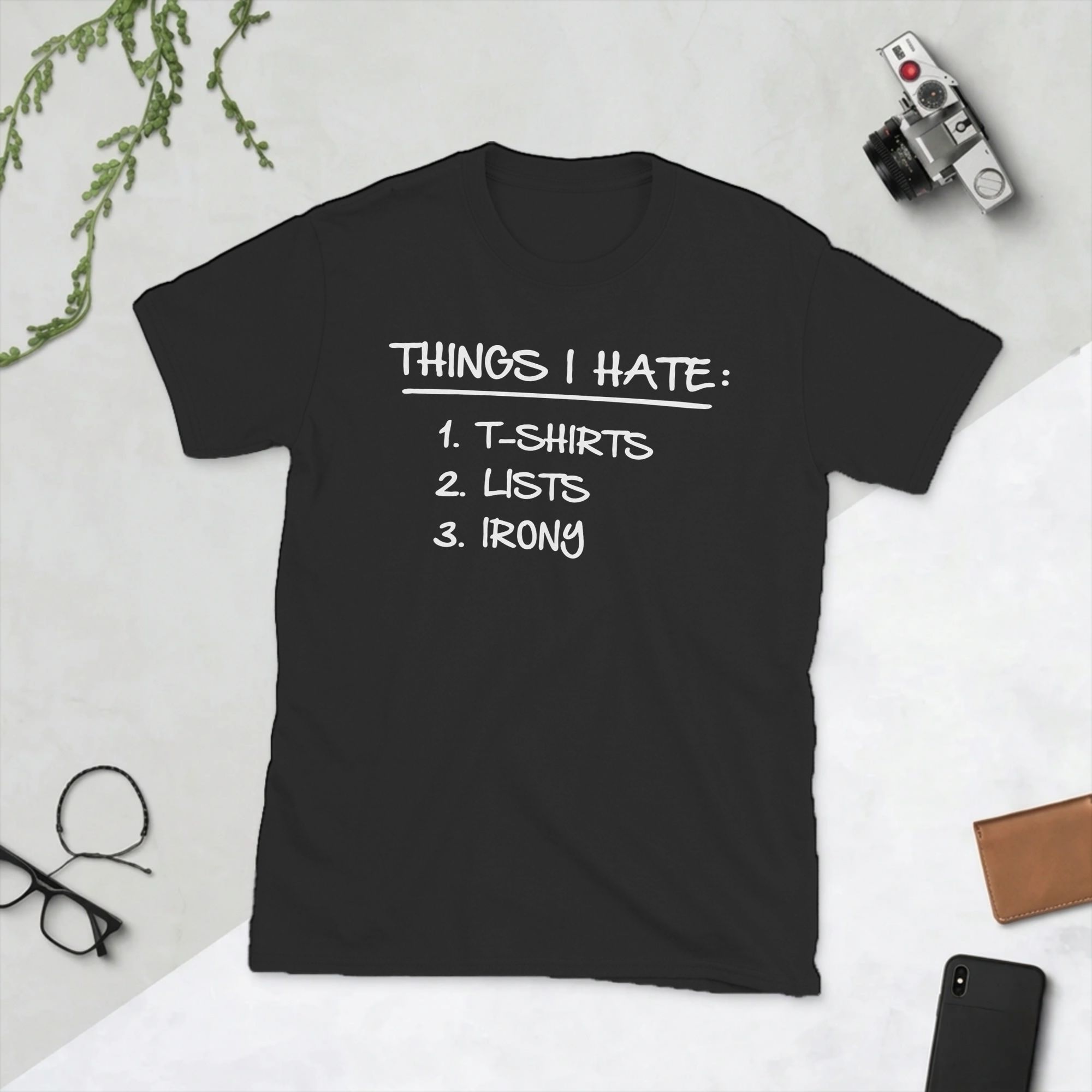 Summer Clothing List - Camiseta con estampado de 