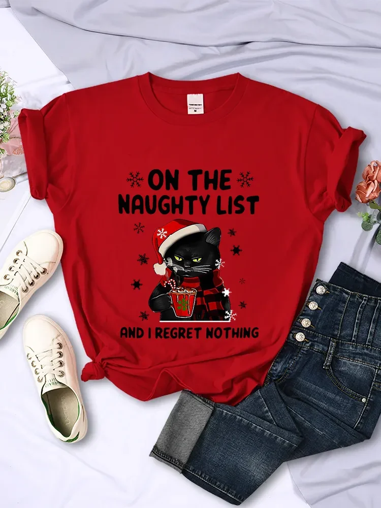 Summer Clothing List - Camisetas femeninas de Navidad, camiseta de