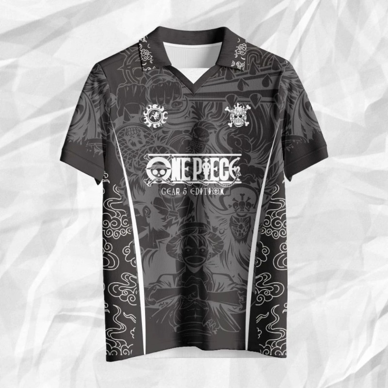 Camiseta Polo de Anime con Est - Japanese Summer Clothing Men reseña y precio