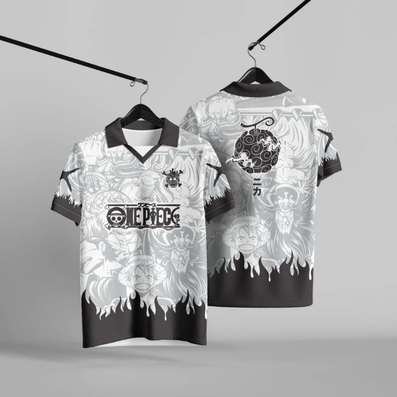 Camiseta Polo de Anime con Est - Japanese Summer Clothing Men reseña y precio
