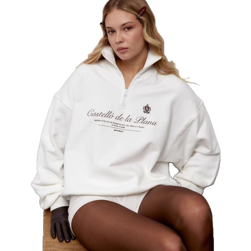 Sudaderas con estampado de let - Summer Clothing Old Money reseña y precio