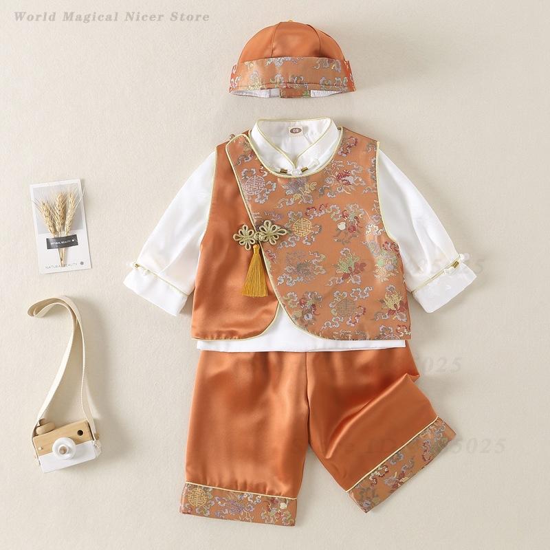 Traje Tang de Primavera/Verano - Summer Clothing Baby Boy reseña y precio