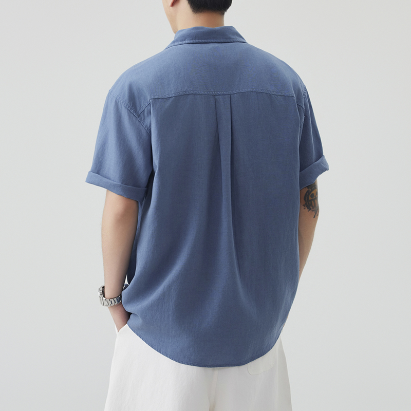 Camisa de Manga Corta para Hom - Summer Clothing Old Money reseña y precio