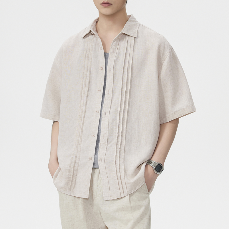 Camisa de Manga Corta para Hom - Summer Clothing Old Money reseña y precio