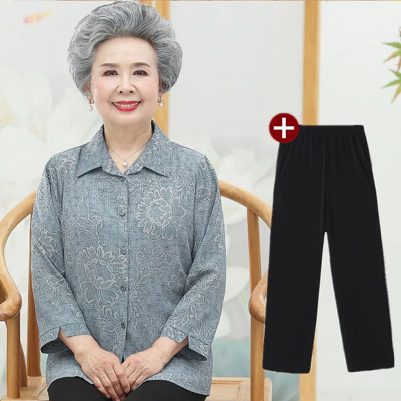 Camisas de abuela para anciano - Summer Clothing Old Money reseña y precio