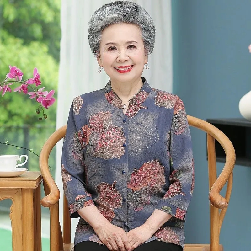 Camisas de abuela para anciano - Summer Clothing Old Money reseña y precio
