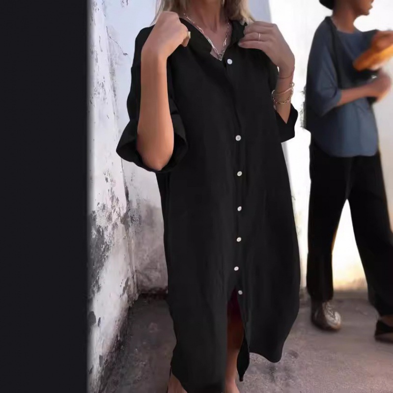 Vestido Camisero Estilo Old Mo - Summer Clothing Old Money reseña y precio
