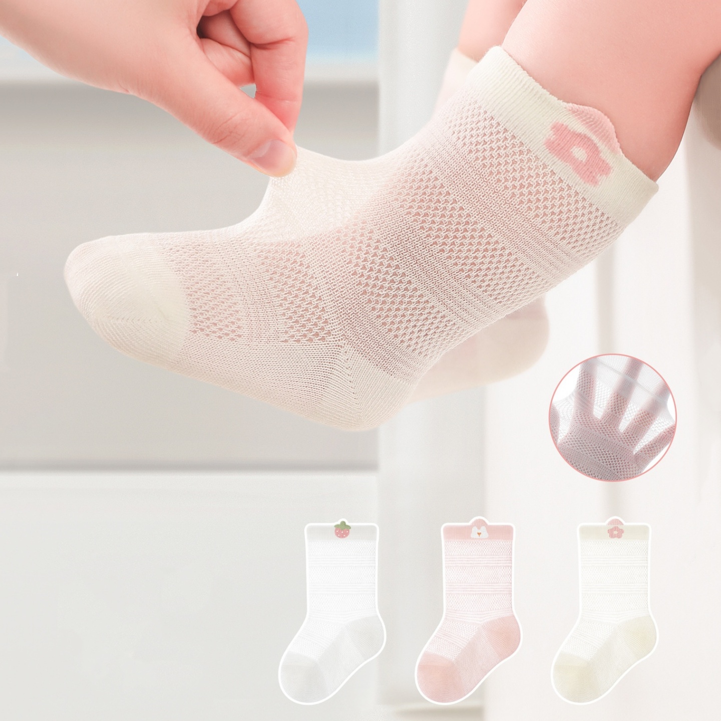 3 par/lote de calcetines para  - Summer Clothing Baby Boy reseña y precio