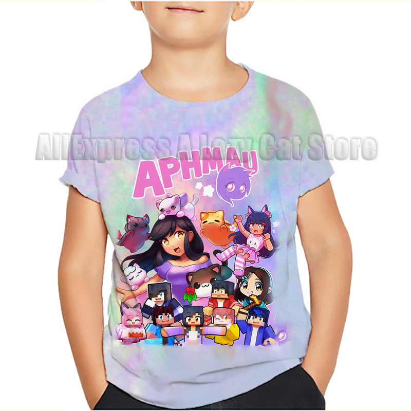 Aphmau Meows camisetas de dibu - Summer Clothing Baby Boy reseña y precio