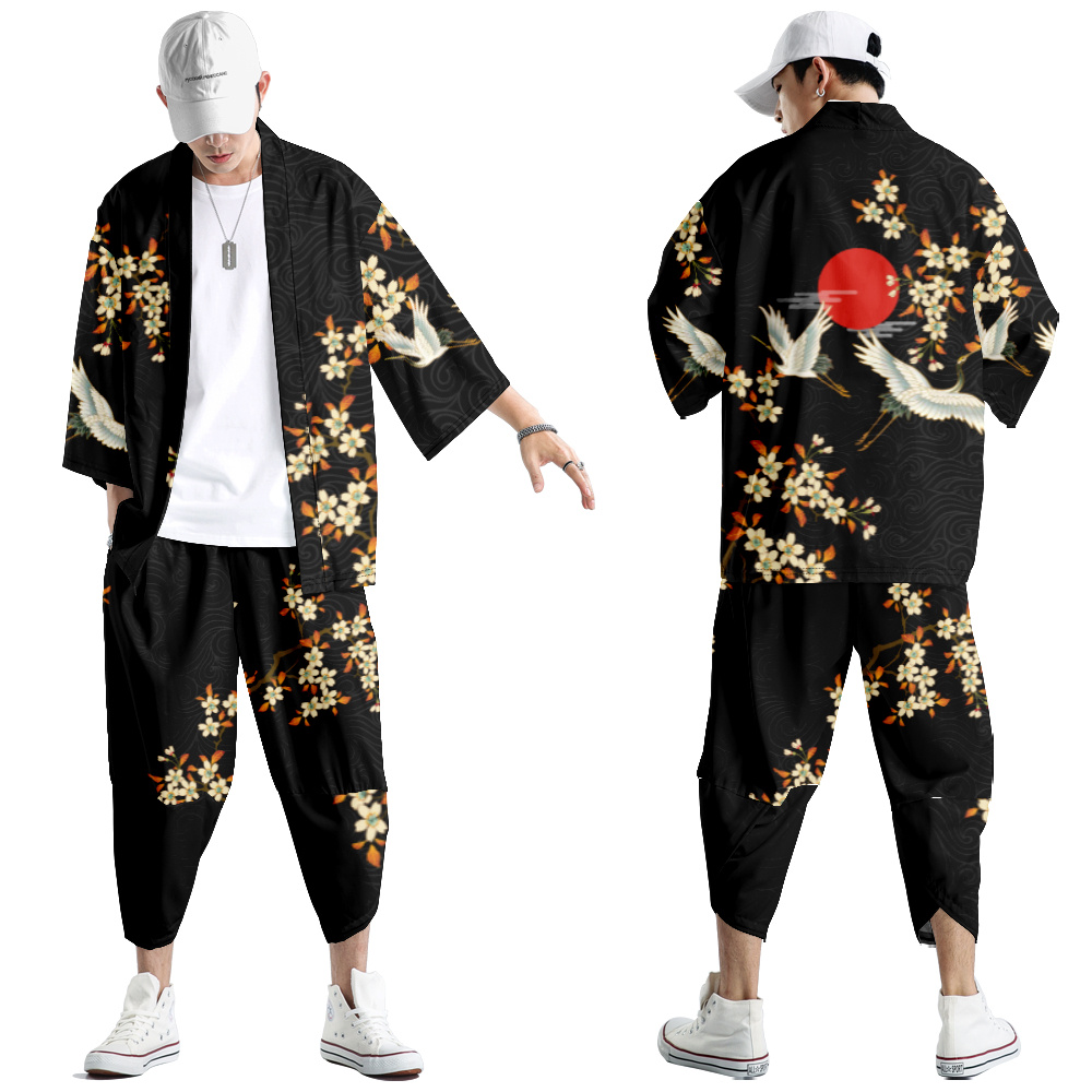 Cárdigan japonés Kanagawa Wave - Japanese Summer Clothing Men reseña y precio