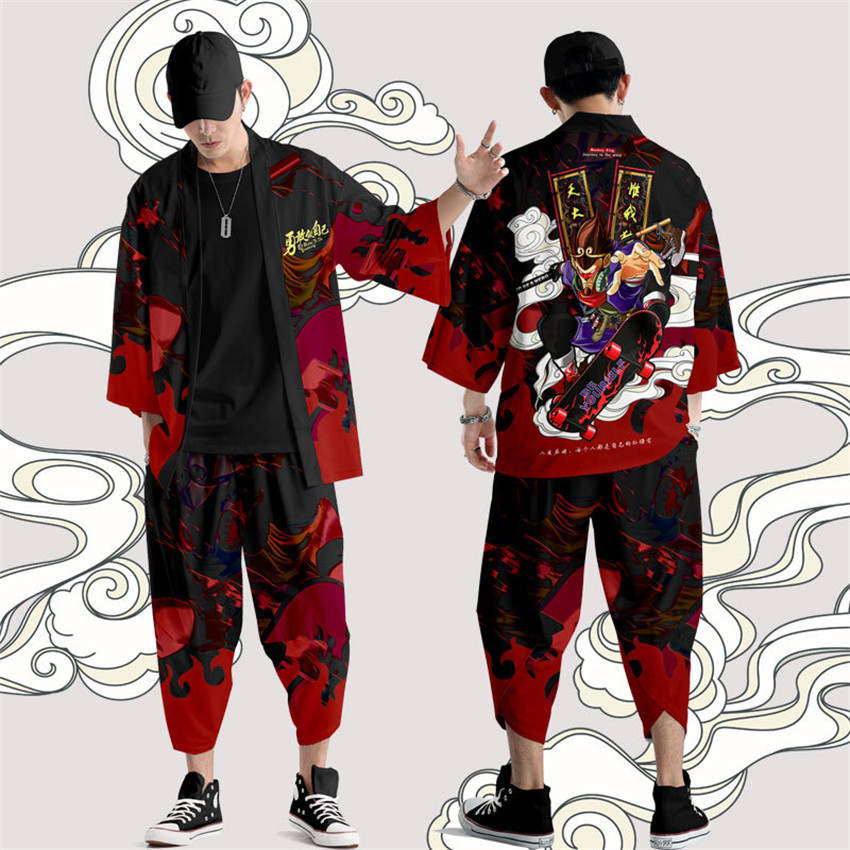 Cárdigan japonés Kanagawa Wave - Japanese Summer Clothing Men reseña y precio