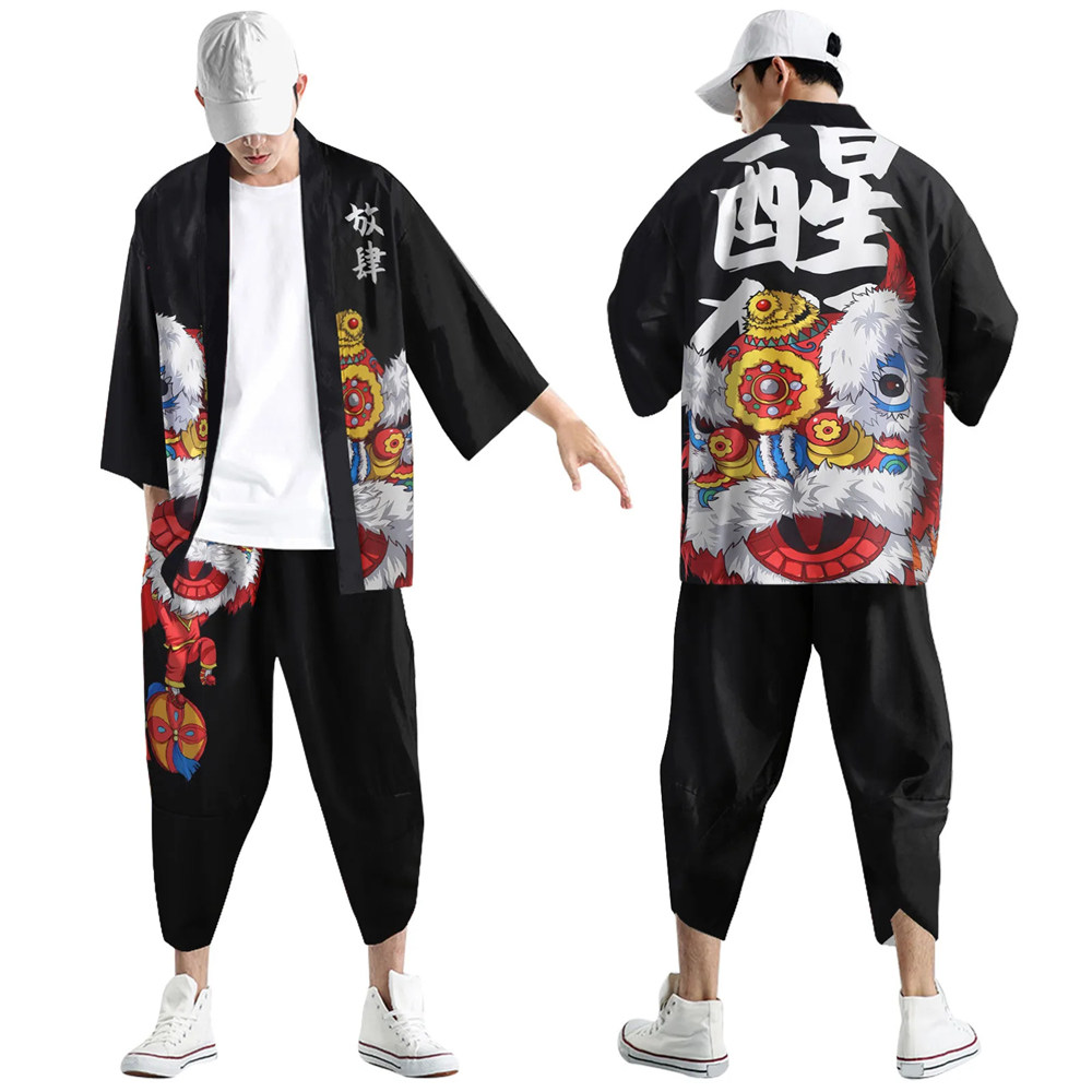 Cárdigan japonés Kanagawa Wave - Japanese Summer Clothing Men reseña y precio