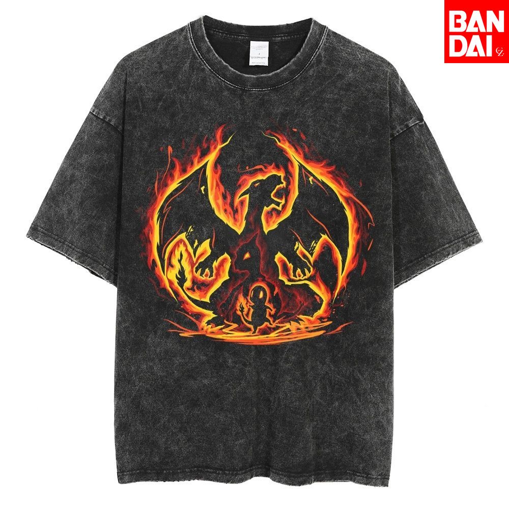 Camiseta de Pokémon Charizard  - Japanese Summer Clothing Men reseña y precio