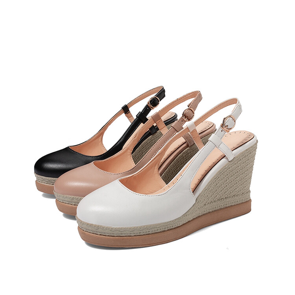 Sandalias de cuña con correa e - Espadrille Sandal Women reseña y precio