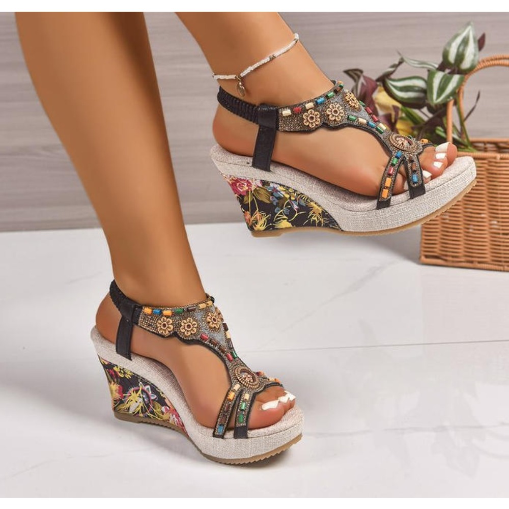 Sandalias de Plataforma con Cu - Summer Clothing Stores reseña y precio