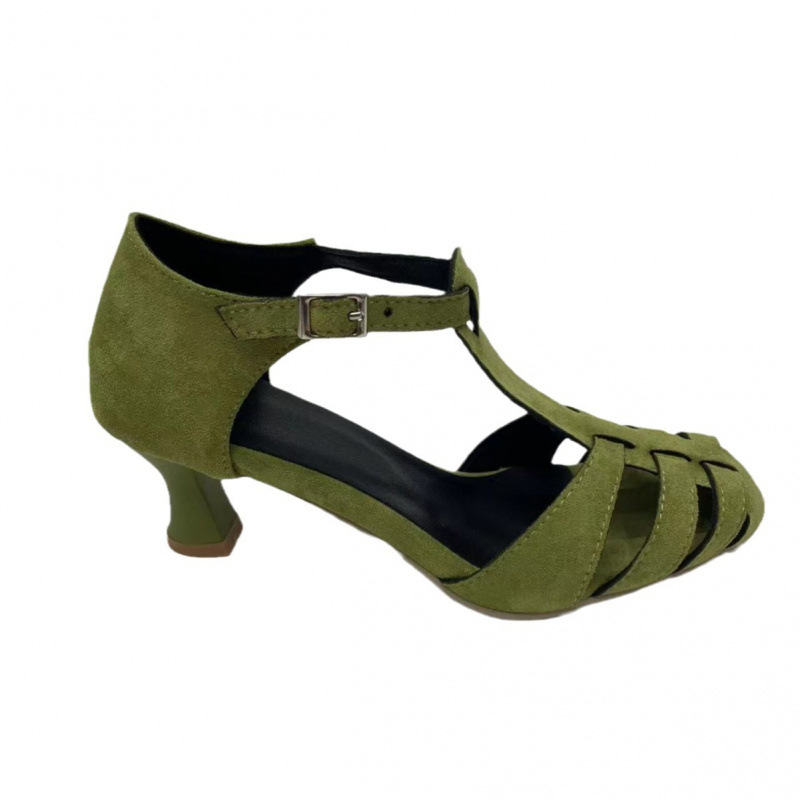 Sandalias de tacón bajo de gam - Summer Clothing Stores reseña y precio