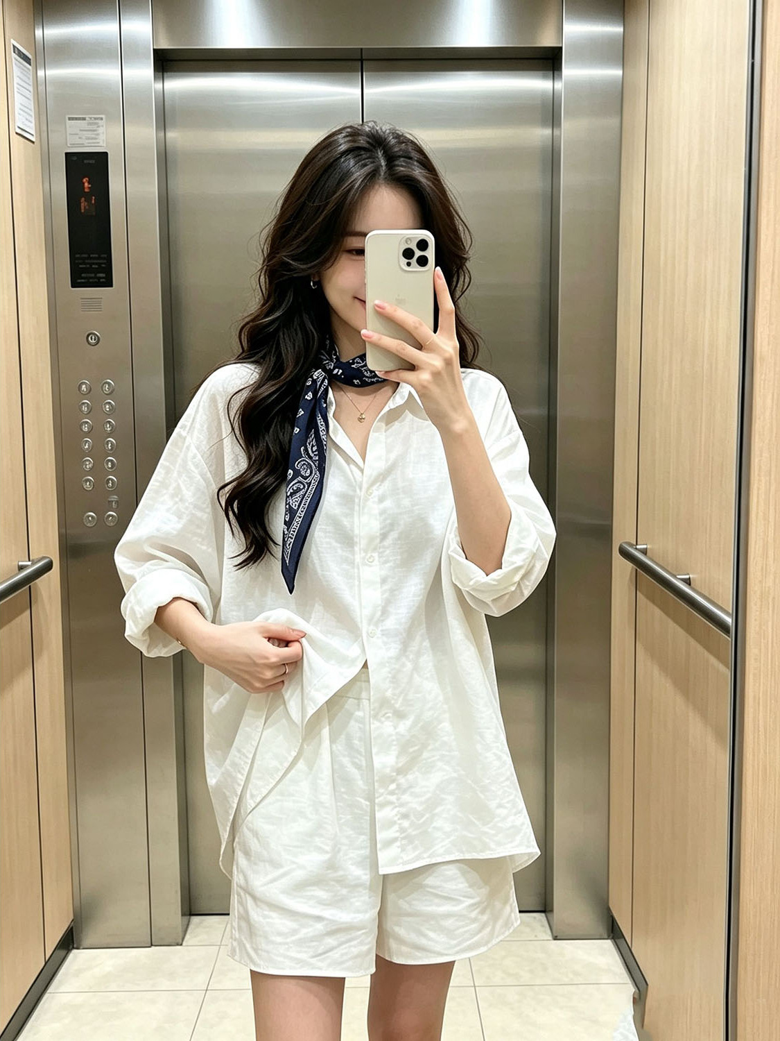 Conjunto de Camisa Blanca Esti - Summer Clothing Old Money reseña y precio