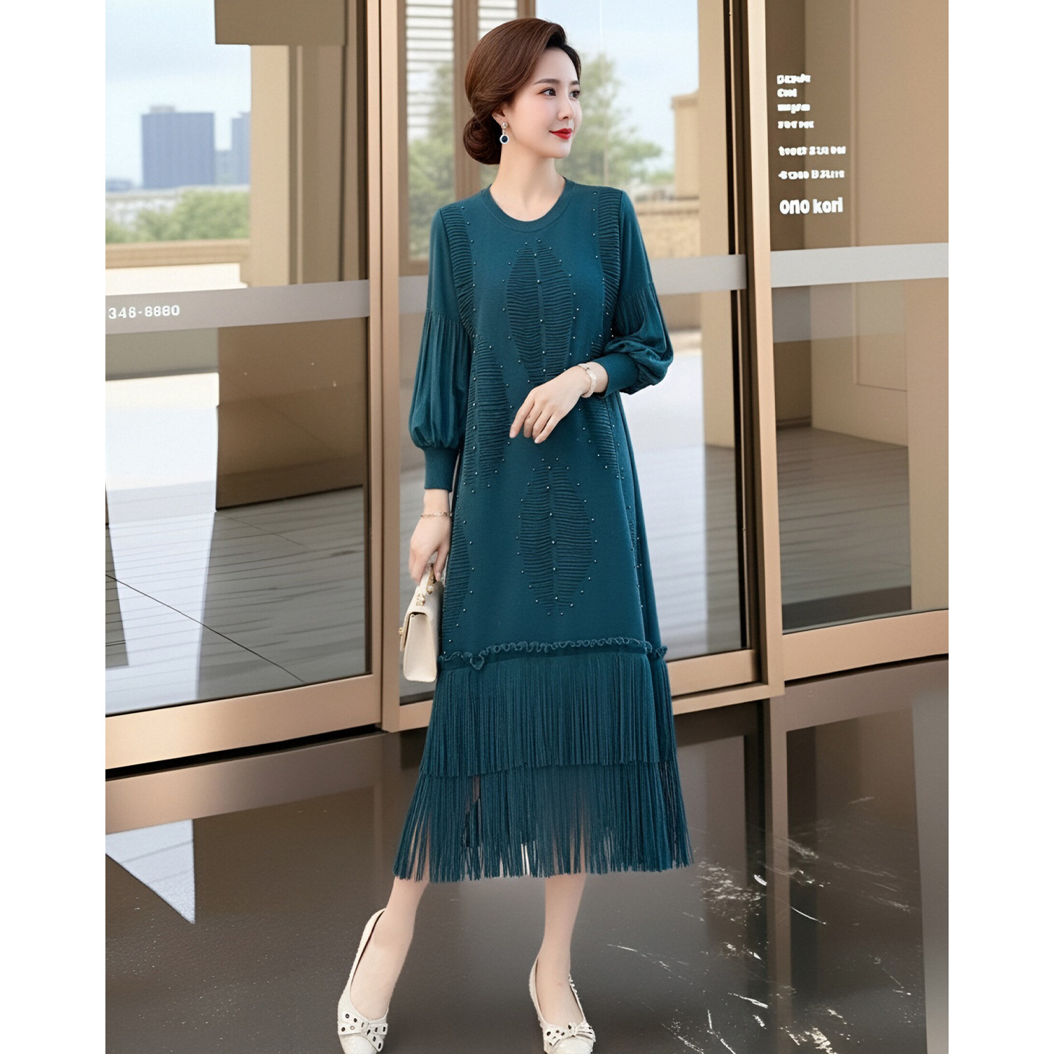 Falda con Borlas Estilo Miyake - Summer Clothing Resort reseña y precio