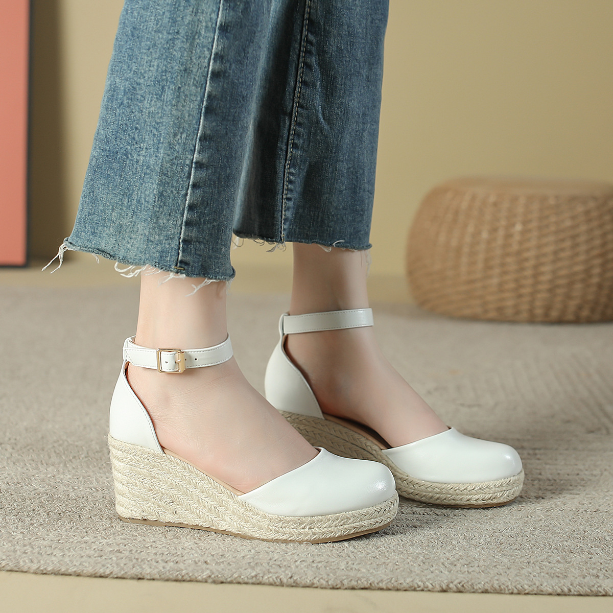 Sandalias de cuña de esparto p - Espadrille Sandal Women reseña y precio