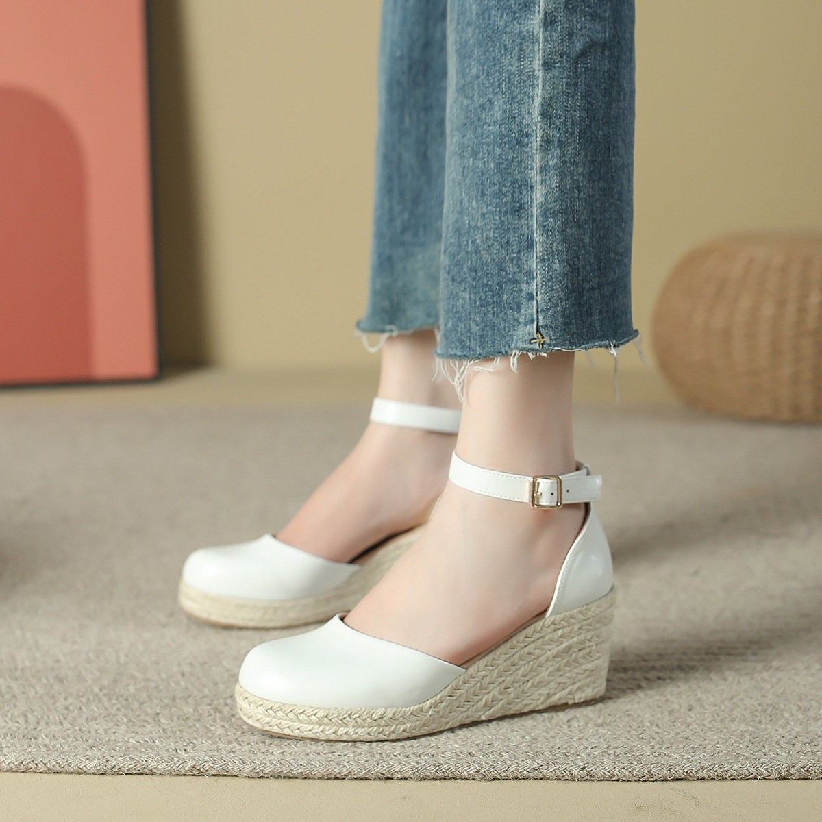 Sandalias de cuña de esparto p - Espadrille Sandal Women reseña y precio