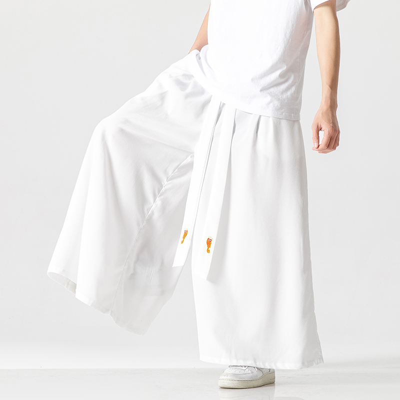 Pantalones de pierna ancha par - Japanese Summer Clothing Men reseña y precio