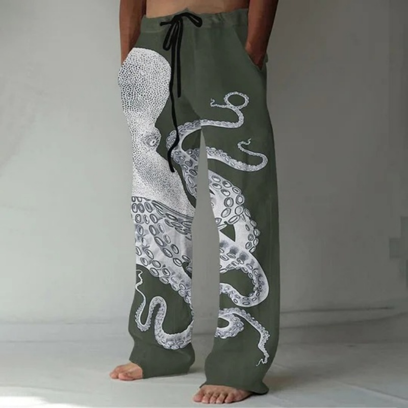 Pantalones informales con esta - Japanese Summer Clothing Men reseña y precio